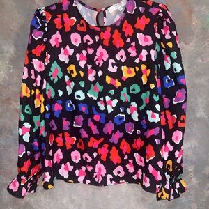 Crosby by Mollie Burch Colorful Patterned Women's Top